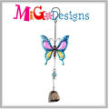 Carillons de vent colorés en métal pour papillons à vendre